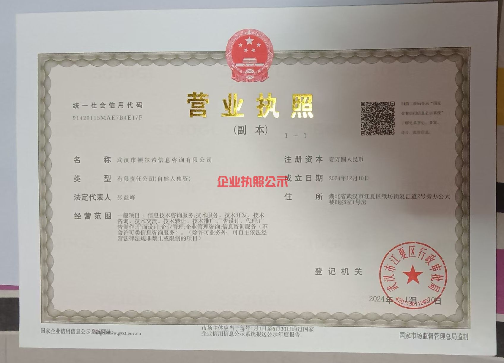 企业执照